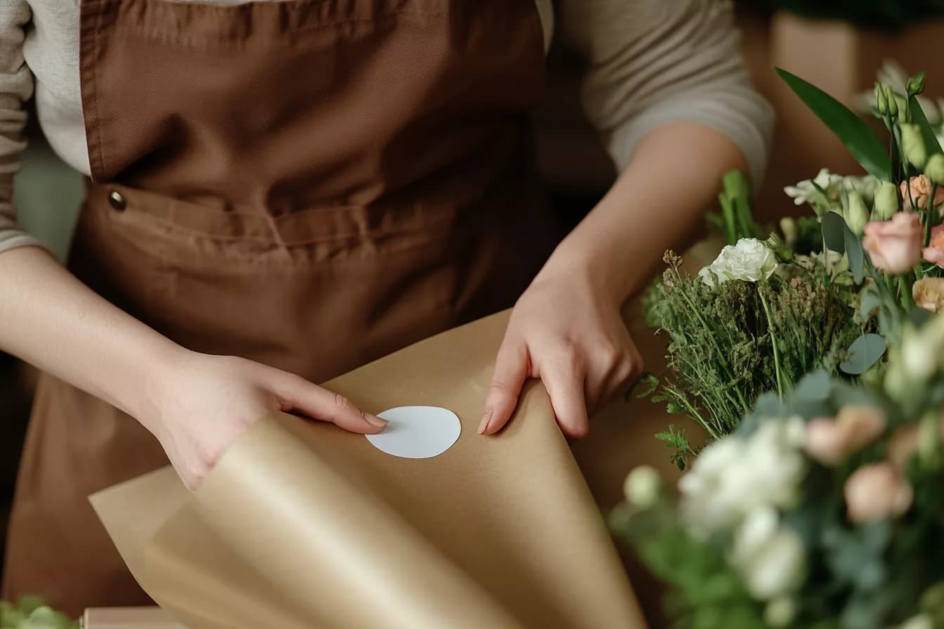 Sticker packaging